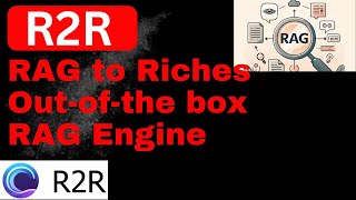 R2R RAG to Riches  Outofthe box RAG Engine with Python amp Javascript SDKs  Local Model Support [upl. by Weitman]