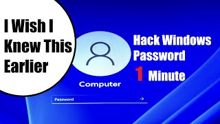 Reset Forgotten Windows Password 10 and 11 Under 1 Minute Without Software [upl. by Adnahsat]