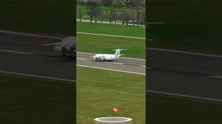 FlyBe Takeoff  Innsbruck Airport plane spotting  world of airports  GAME game [upl. by Nosimaj]