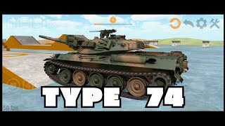 TYPE 74  Tank physics mobile  Simulation of the tank [upl. by Aniuqal226]