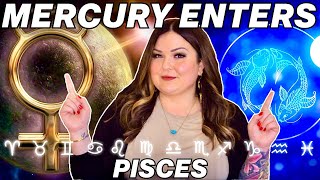 Mercury Enters Pisces 2024  All 12 Signs [upl. by Uon]