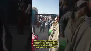 Taliban frees jail inmates after capturing Afghanistan city [upl. by Yam236]