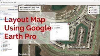 How to Create Layout Map Using Google Earth Pro [upl. by Wallache846]