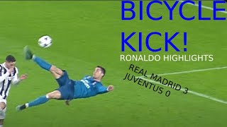 The day Ronaldo Scored a bicycle kick  Real Madrid VS Juventus [upl. by Derag5]