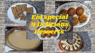 Bangladeshi Saudi Arabian Vlogger  Eid Special Desserts Recipe 2021 I Tanzila Vlogs [upl. by Esalb]