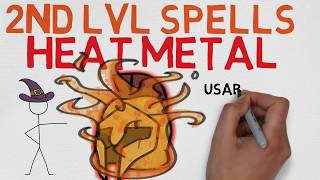 2nd Level Spell 37 Heat Metal 5E [upl. by Adnauqal]