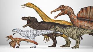 Worlds LARGEST Theropods  ANIMATED Size Comparison [upl. by Wyn94]