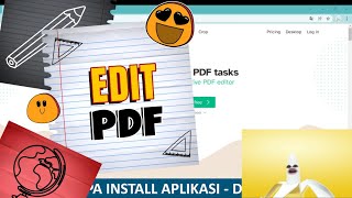 CARA EDIT PDF ONLINE TANPA INSTALL APLIKASI  MENGGUNAKAN SEJDACOM [upl. by Ellehsad]