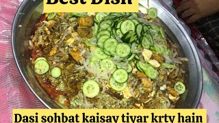 Dasi Sohbat Kaisay Tiyar Krty Hain Best Dish Sohbat  Making Sohbat [upl. by Colis]