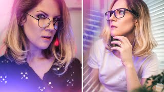 how to create beautiful PORTRAITS with COLORFUL LIGHTS [upl. by Enilrek]