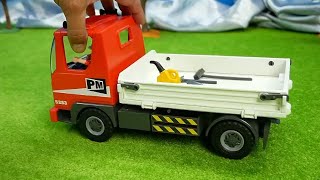 Polizei Tankwagen Playmobil Spielzeug für Kinder [upl. by Ledeen]