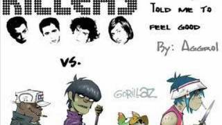 Gorillaz vs The Killers Somebody Told Me to Feel Good [upl. by Coopersmith343]