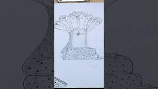 God shiva Karthika masam shiva lingam easy drawing bolenath art drawing pencilsketch mahadev [upl. by Gannes]