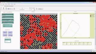 AgentBased SIR Model in NetLogo [upl. by Llednor]