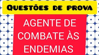 AULA REVISÃO QUESTÃO DE PROVA CARGO ACE AGENTE DE COMBATES ÀS ENDEMIAS [upl. by Ttnerb]