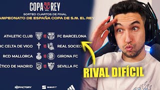 REACCIONANDO al SORTEO de CUARTOS de la COPA del REY ATHLETIC CLUB vs BARÇA [upl. by Helve]