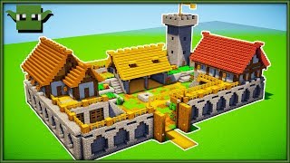 Minecraft Fortified Farm Tutorial EASY 5X5 BUILDING SYSTEM [upl. by Cyrano]