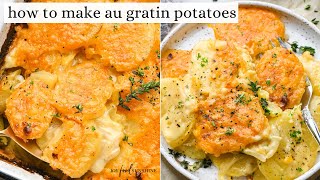 The BEST Au Gratin Potatoes Recipe [upl. by Annawak]