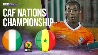 Ivory Coast vs Senegal  AFRICAN NATIONS CHAMPIONSHIP 2022 HIGHLIGHTS  1142023  beIN SPORTS USA [upl. by Burk115]