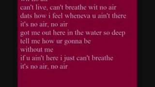 No air Jordin Sparksamp Chris Brownwith Lyrics [upl. by Sanferd511]