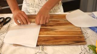 How to Make a Parchment Paper Bag  Mediterranean amp Other World Recipes [upl. by Yewed434]