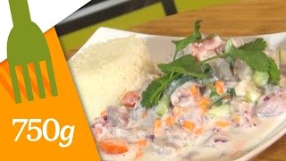 Recette de Poisson cru à la Polynésienne  750g [upl. by Schulze]