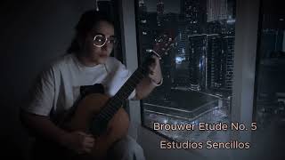 Etude No 5 Leo Brouwer  by Parasto Abdollahi brouwer guitarclassic classicalmusicguitar [upl. by Aneeled912]