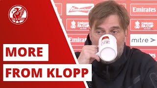 More from Jurgen Klopp ahead of Liverpool vs Cardiff [upl. by Sarge]