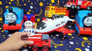 🔴THOMAS AND FRIENDS Unboxing ASMR🌈Relaxing Fire Engine amp Fire Planes Toys Set  Thomas Unboxing [upl. by Nnylaj922]