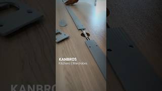 ebco door stiffener installation modulardesign wardrobe furniture routingwork woodworking [upl. by Isac]