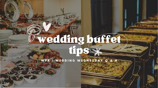 Wedding Buffet Tips  Ideas  Layout  Decoration  Setup [upl. by Leahcin]