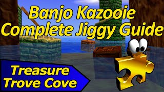 How to Collect all Jiggies on Treasure Trove Cove  Banjo Kazooie Complete Jiggy Guide [upl. by Jemena]