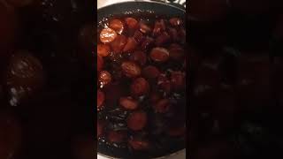 Cooking kielbasa with barbecue sauce tonight Wednesday November 20th 2024 [upl. by Oniram653]