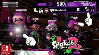 Nintendo Splatoon 2 Weapon Sparkling Ranked Battle Splat Zone Gameplay Switch [upl. by Anola784]