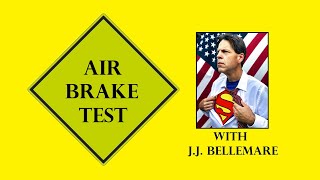 34 Air Brake Test – School Bus – Class B CDL [upl. by Htebazle]