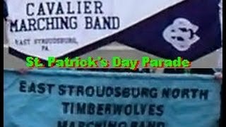 East Stroudsburg SouthNorth Marching Bands St Patricks Day Parade 32314 [upl. by Pricilla179]