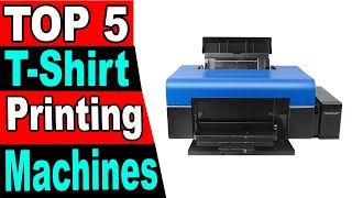 TOP 5 Best T Shirt Printing Machines Review 2024 [upl. by Hamilton]