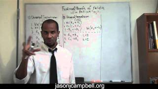 5 Logic Lecture Predicate Logic Formal Proofs of Validity Universal Generalization [upl. by Tshombe295]