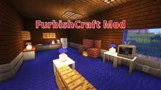 The FurbishCraft Mod Has All the Basic Furniture You Need  Minecraft Mod Showcase [upl. by Sivehc]