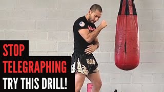 DRILL TO STOP TELEGRAPHING PUNCHES [upl. by Aciemaj]