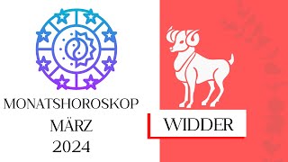 ♈ Monatshoroskop  Widder  März 2024 [upl. by Micki939]