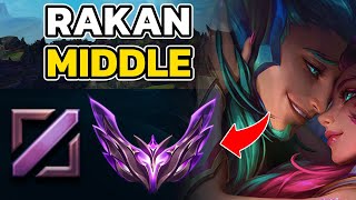 RAKAN MIDDLE MASTER GAMEPLAY LOL OFFMETA BUILDGUIDE HOW TO PLAY RAKAN MIDDLE [upl. by Ah]