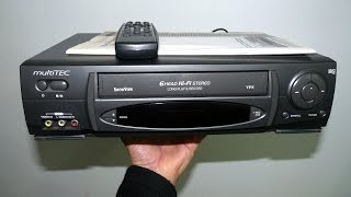 VHS 6Kopf HifiStereoVideorecorder multiTEC VR4302M ShowView [upl. by Jessa]