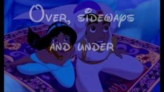 Aladdin  A Whole New World lyrics [upl. by Aken]