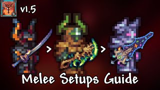 Melee Loadouts Guide  Terraria Calamity 15 Draedon Update [upl. by Ain]