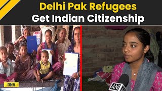 CAA Pakistani Refugees in Delhi Rejoice Thank PM Modi For Citizenship  Citizenship Amendment Act [upl. by Nebe]