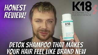 K18 DETOX SHAMPOO  Review  Best Clarifying Shampoo Worth Buying  How To Use Detox Shampoo [upl. by Naanac]