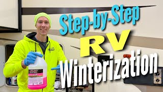 How to Winterize RV  Compressed Air amp Antifreeze StepbyStep Guide [upl. by Namhcan735]