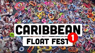 Fuikdag Curaçao 2017  Drone Video of Biggest Boat Party in the Caribbean [upl. by Eilac]