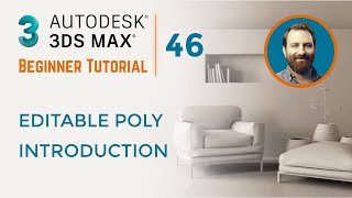 Editable Poly Introduction  3ds Max Tutorial 46 [upl. by Akilegna]